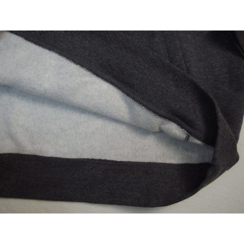 Reebok Men's Rope Climb Long Sleeve Pullover Hoodie Charcoal Heather Fleece L - Picture 4 of 8